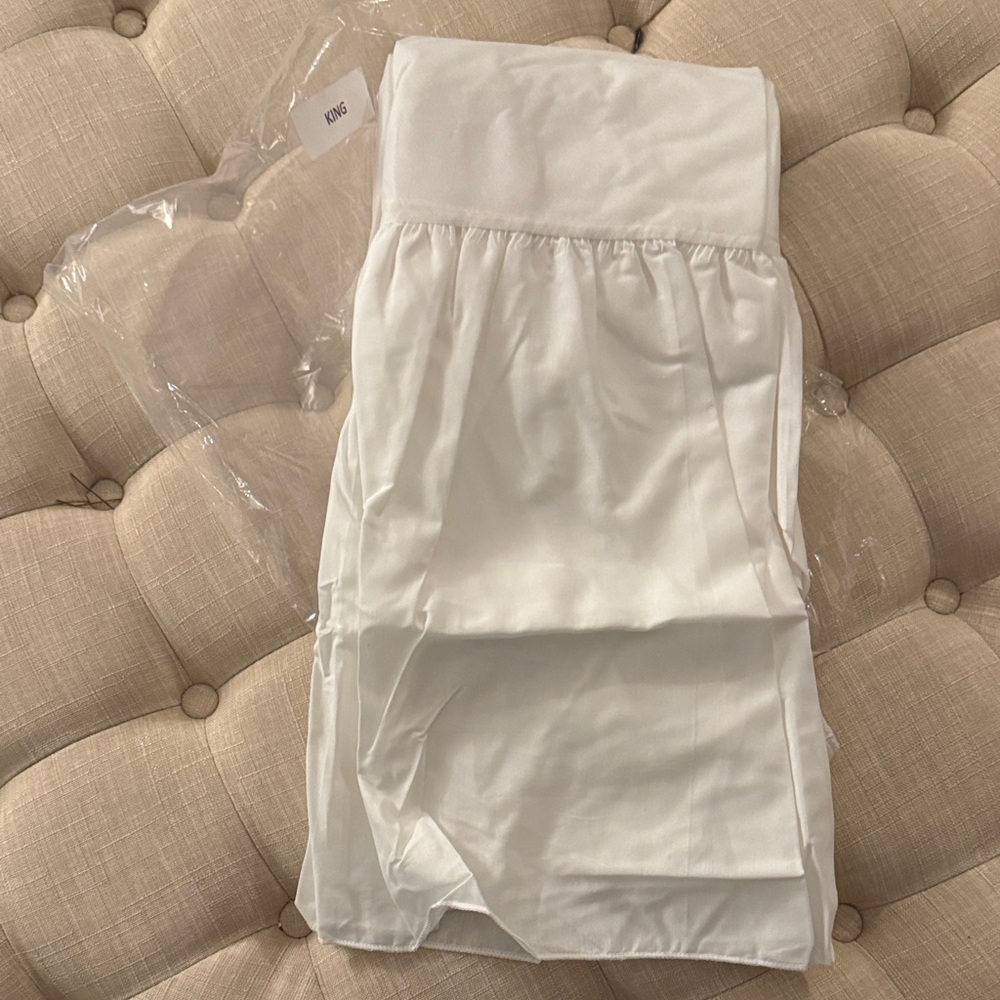 Madison Park White Skirt 💯 cotton